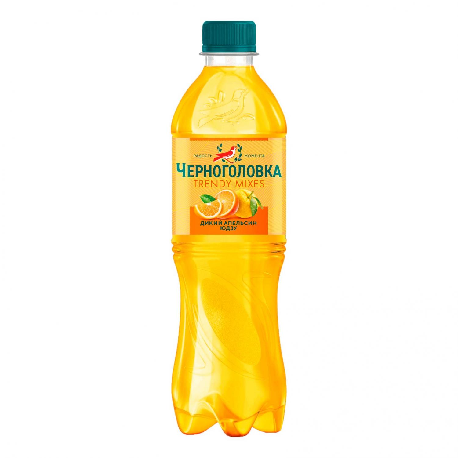Лимонад Черноголовка Дикий апельсин-Юдзу, PET, 0,5л