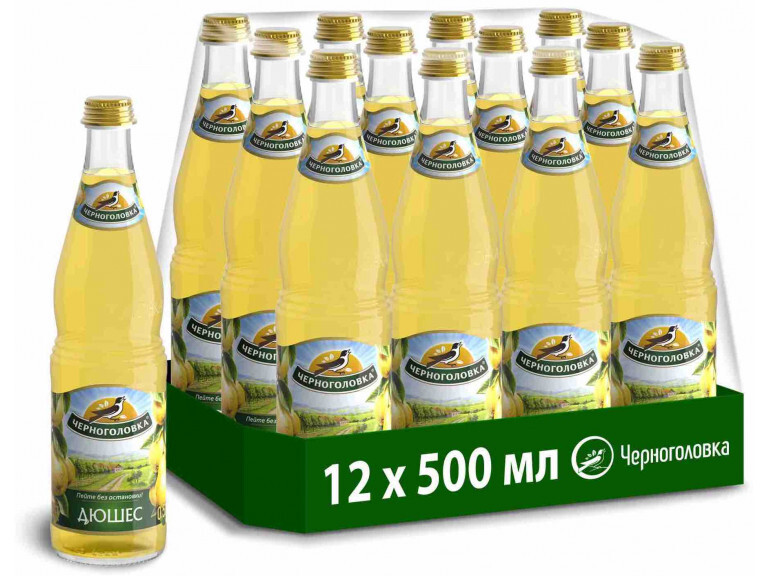 Напиток безалкогол.сильногазир. Дюшес 0,5 л, стекло (12)
