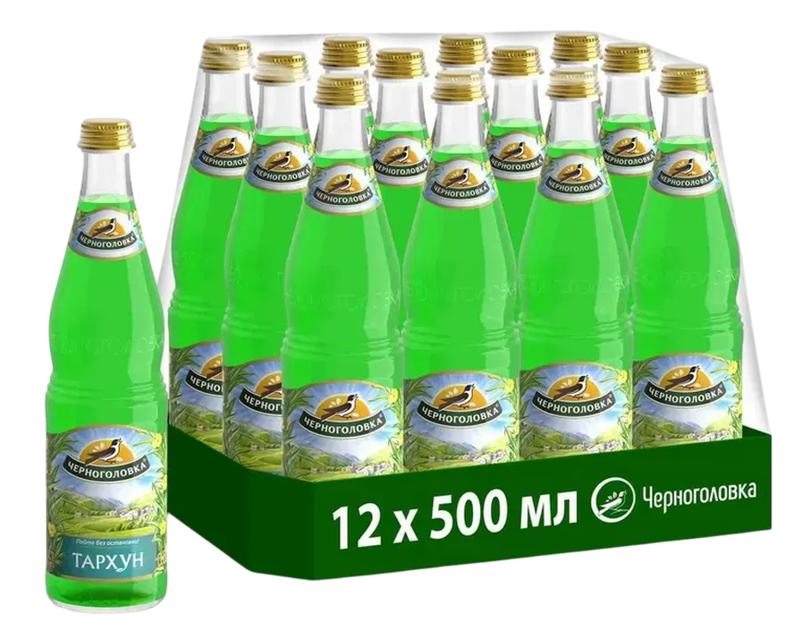 Напиток безалкогол.сильногазир. Тархун 0,5 л, стекло (12)