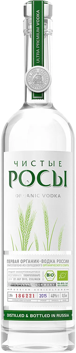 Водка Чистые Росы 0.5л